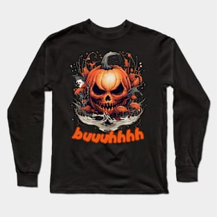 Buuhhhh-Halloween Haunt Long Sleeve T-Shirt